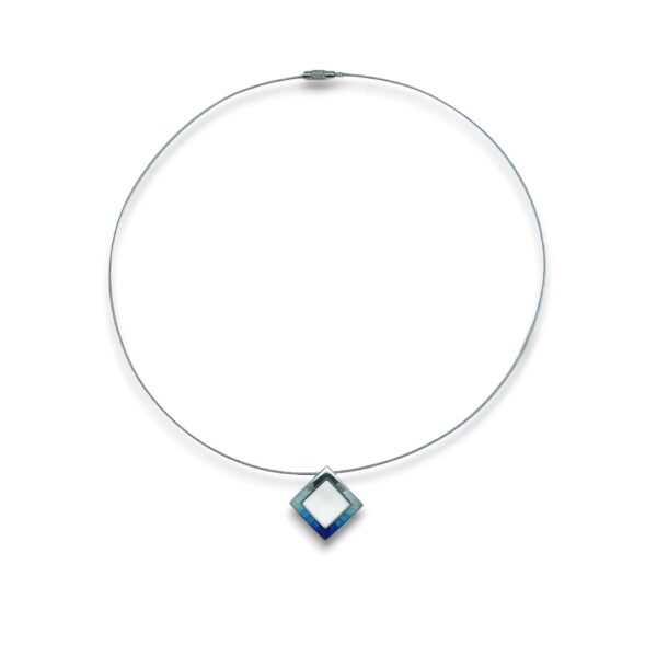 Penjoll de plata amb esmalts al foc. - Imatge 5